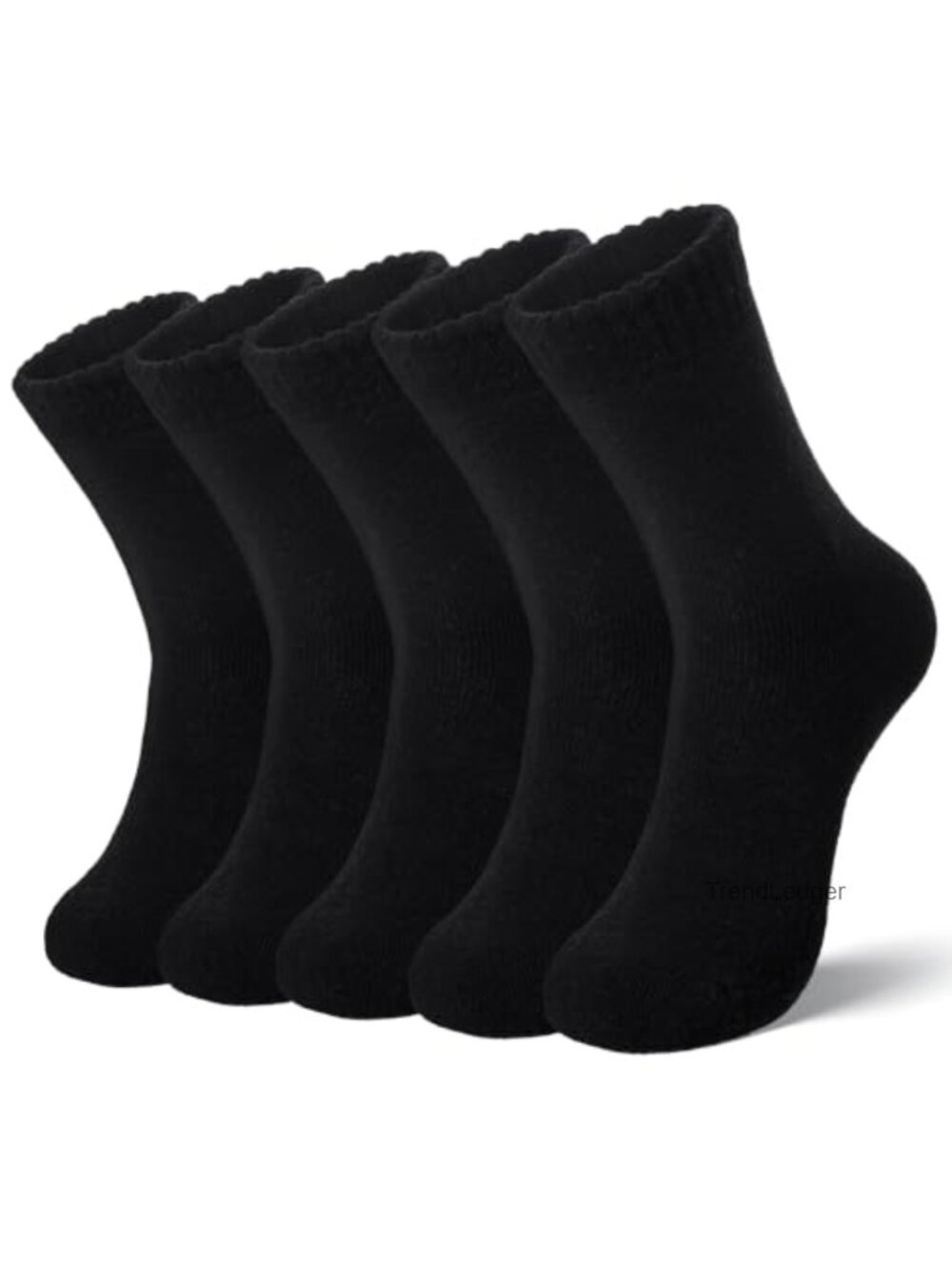 Merino Wool Blend Thermal Crew Socks Winter Warm Boot Cozy 5 Pairs